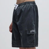 SWANS CARGO 21" SWIM TRUNK // BLACK