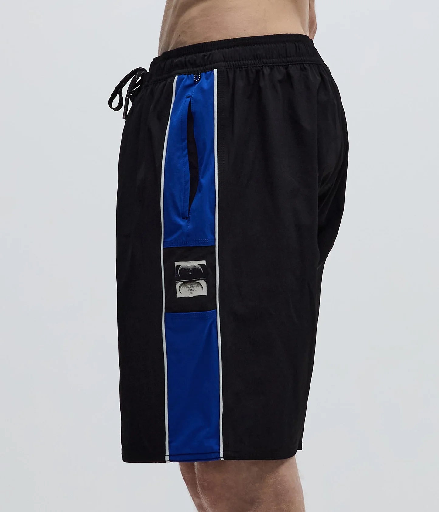 TEAM 20" SWIM TRUNK // BLACK/COBALT