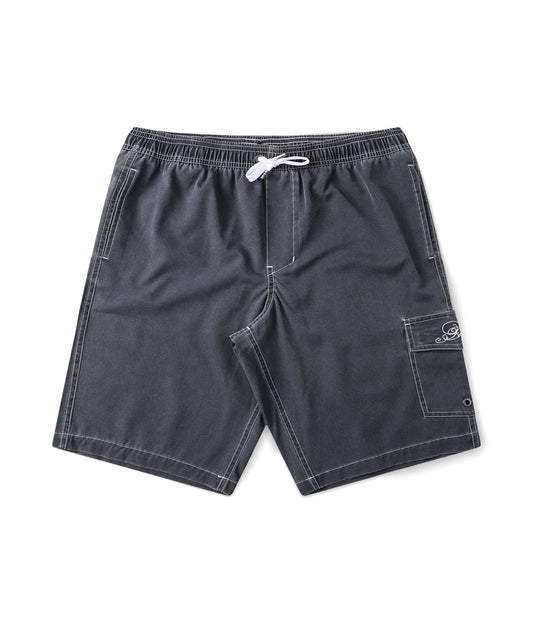 SWANS CARGO 21" SWIM TRUNK // WASHED BLACK