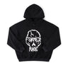 SKULLZ BOXY HEAVY HOOD // MERCH BLACK