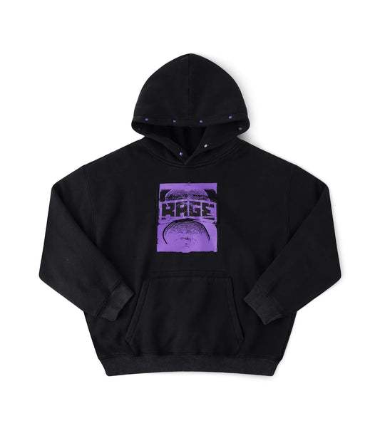 CORP BOXY HOOD // MERCH BLACK