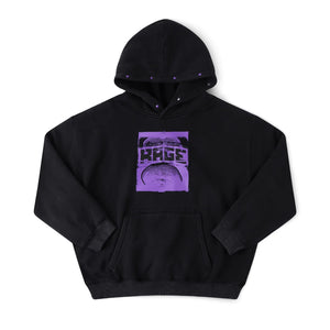 CORP BOXY HOOD // MERCH BLACK