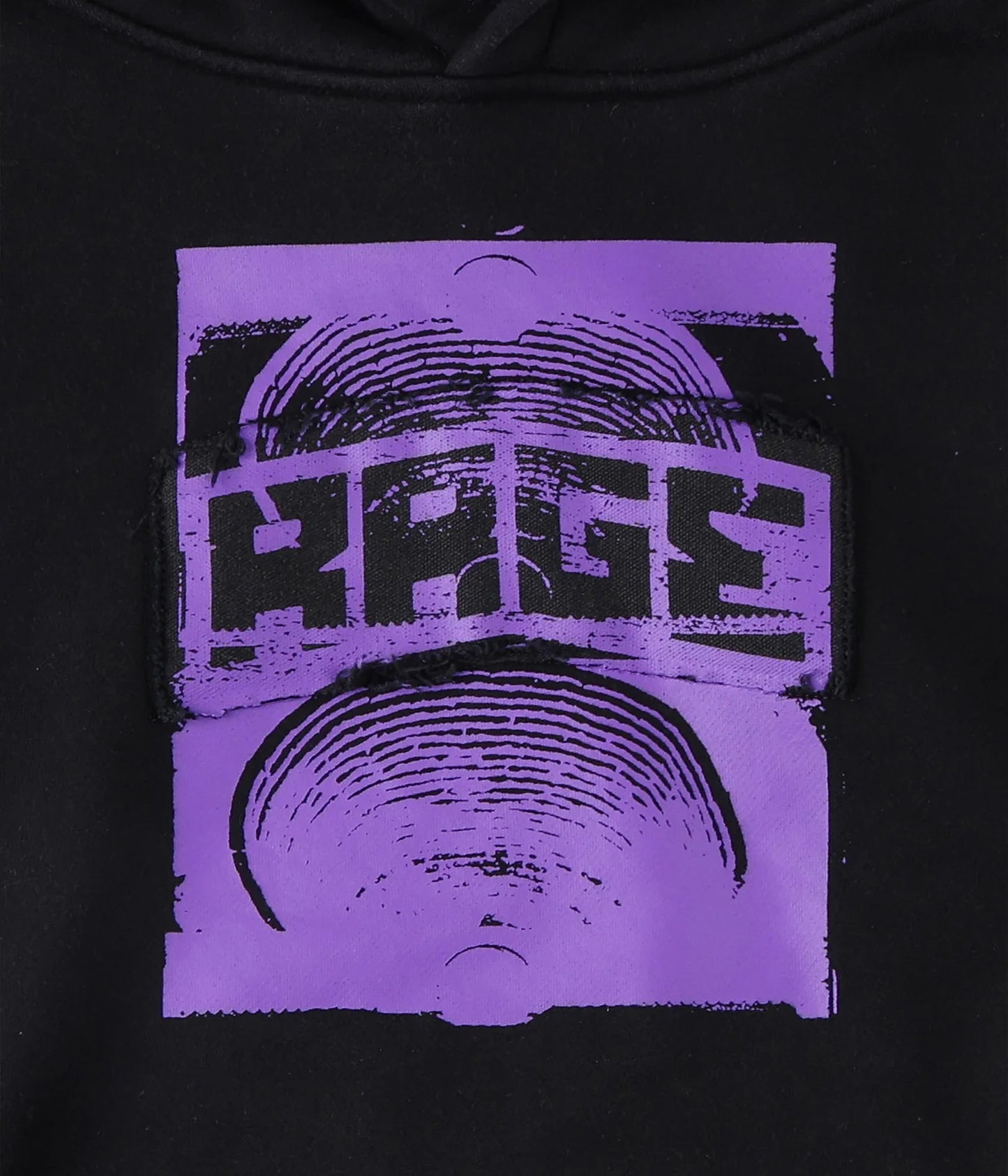 CORP BOXY HOOD // MERCH BLACK