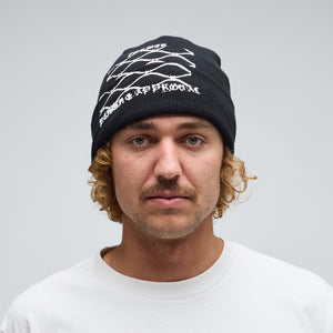 ALLEVIATE BEANIE // BLACK