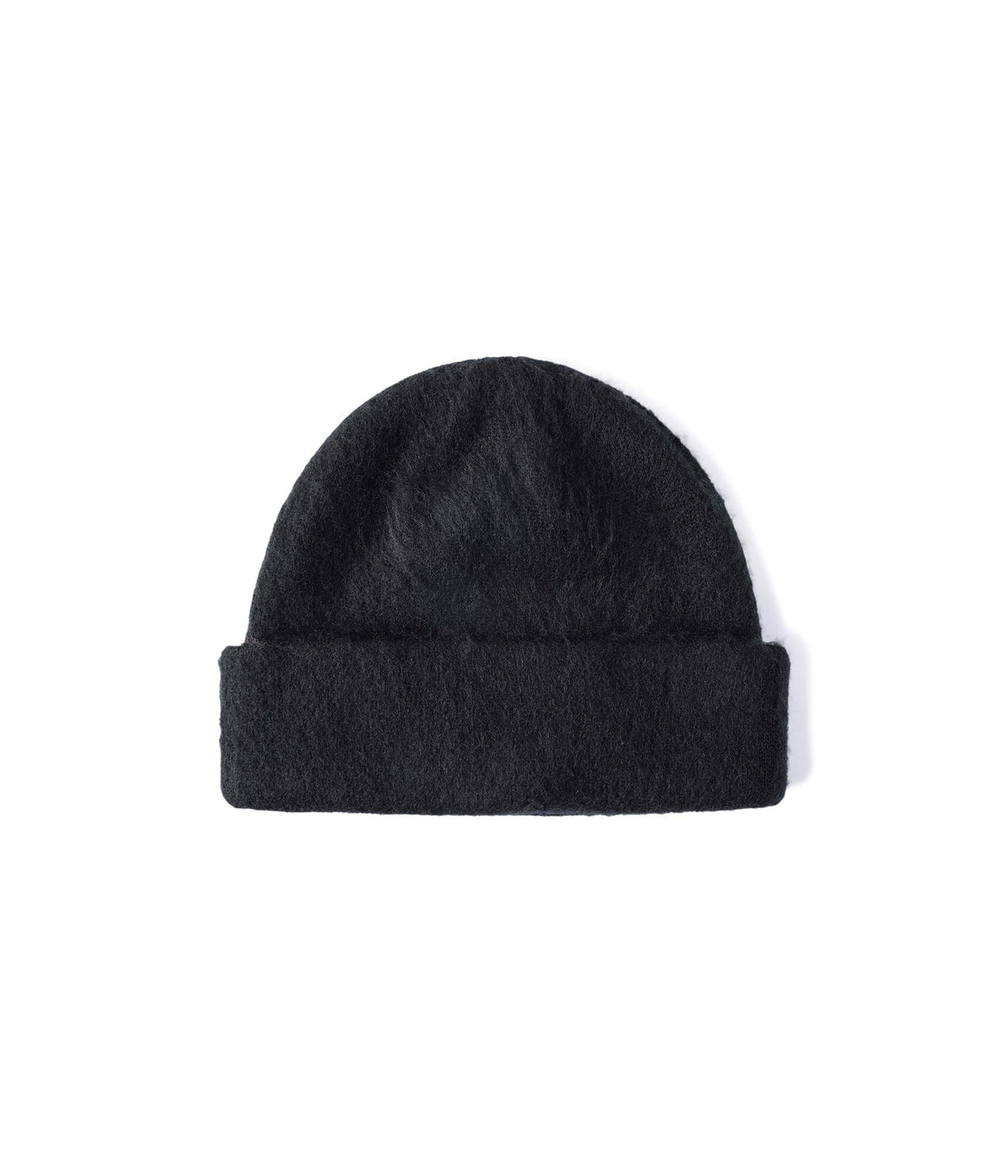 ILLUSION MOHAIR BEANIE // BLACK