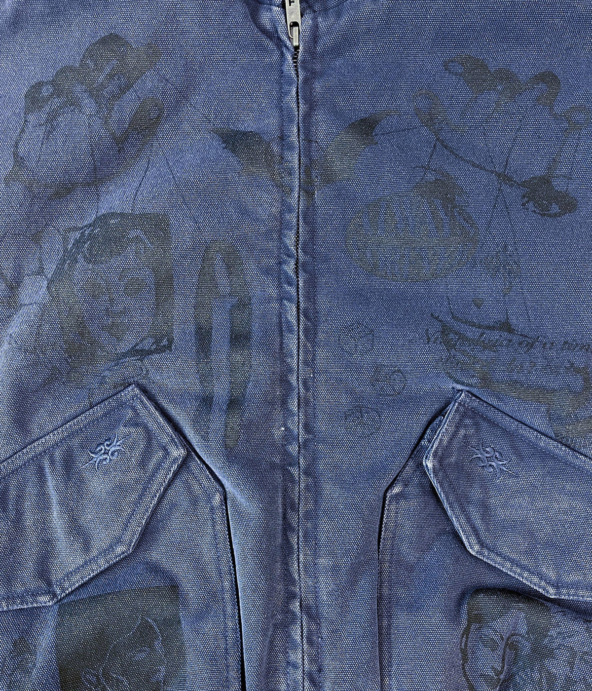 ALWAYS FOREVER BOMBER JACKET // WASHED NAVY