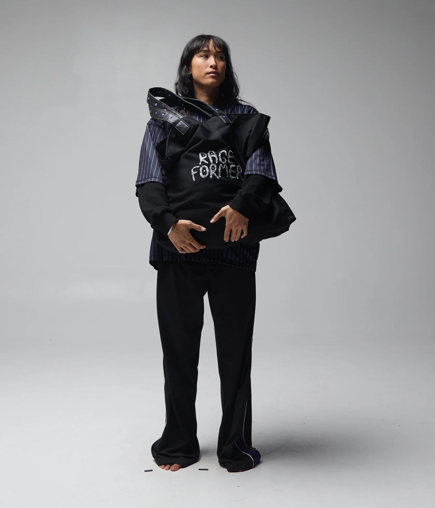 FORMER RAGE TOTE BAG // BLACK
