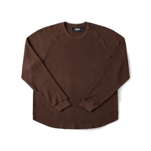 AG RAGLAN WAFFLE // BRWN