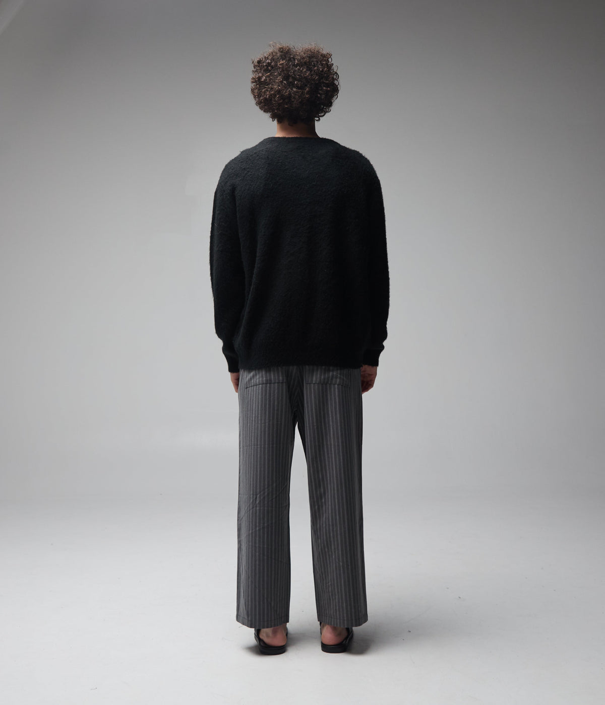 ILLUSION MOHAIR KNIT // BLACK