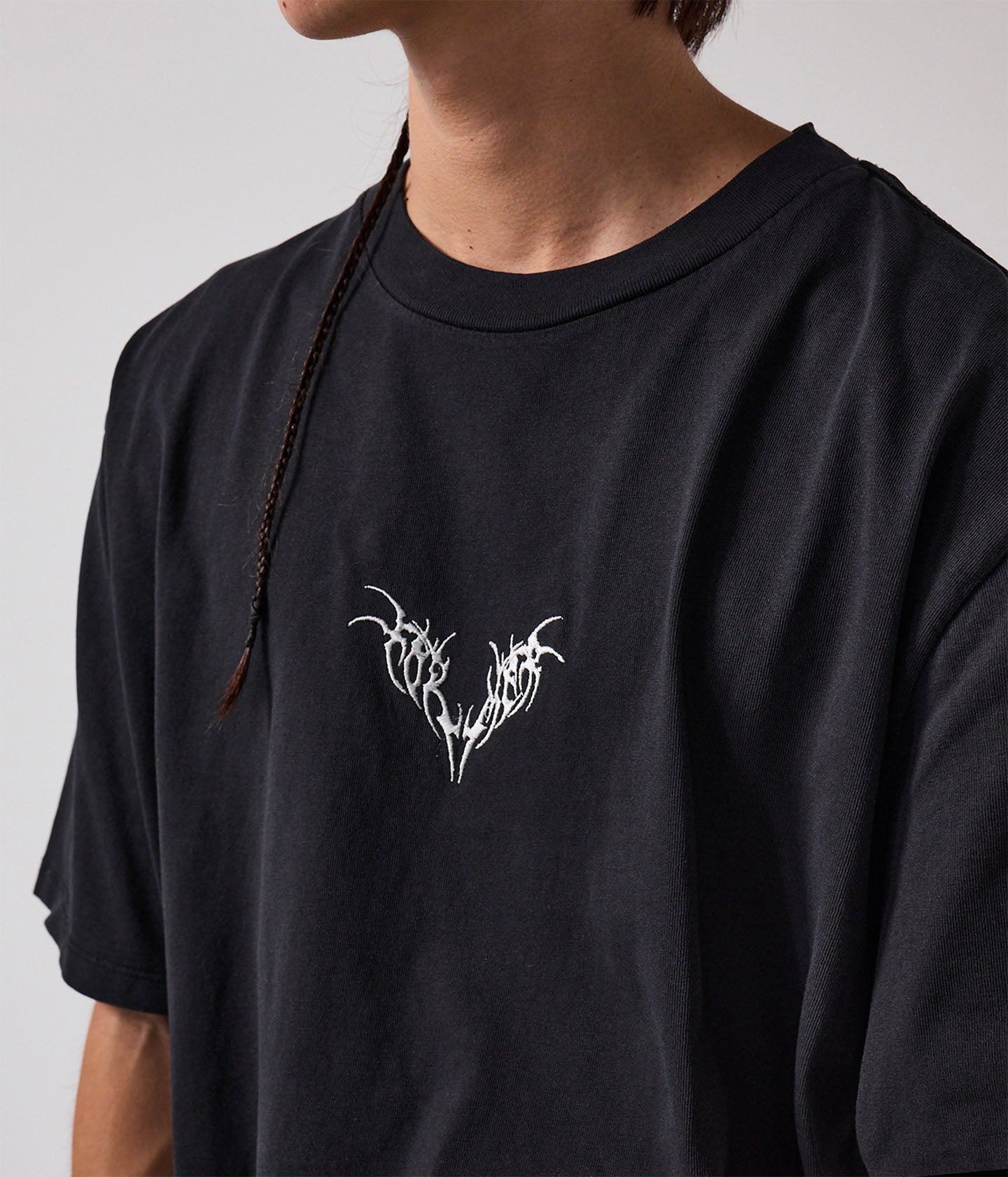 TRIBAL OVERSIZED T-SHIRT // WASHED BLACK