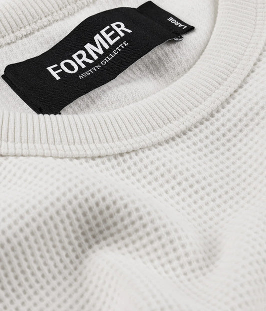 AG RAGLAN WAFFLE // BONE