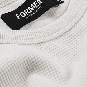 AG RAGLAN WAFFLE // BONE