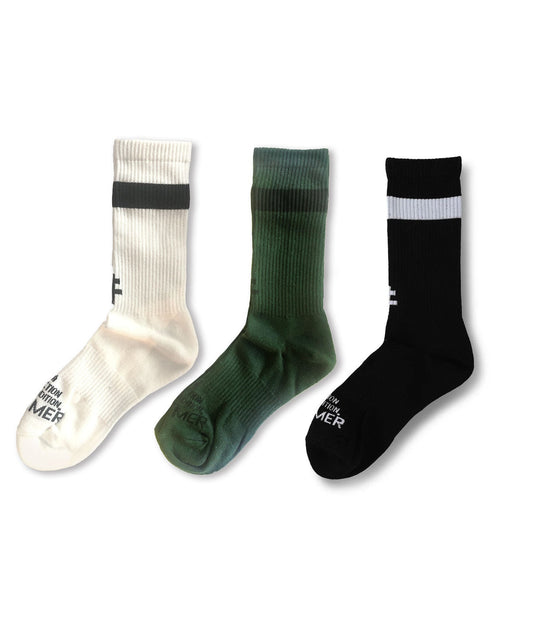 FRANCHISE SOCK 3PK // MULTI