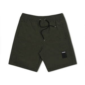 SWANS BAGGY SWIM TRUNK // DEEP OLIVE