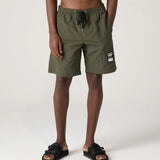 SWANS BAGGY SWIM TRUNK // DEEP OLIVE