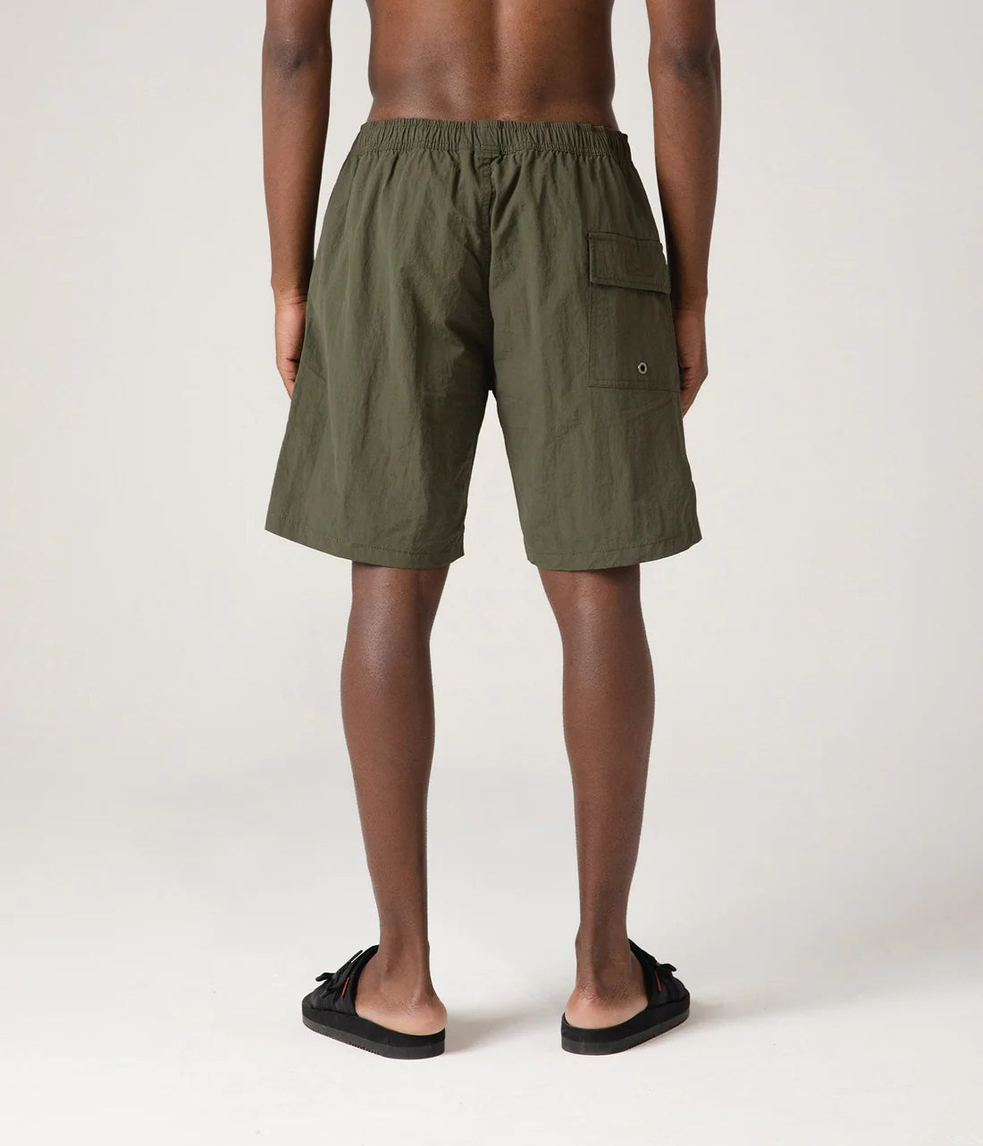 SWANS BAGGY SWIM TRUNK // DEEP OLIVE