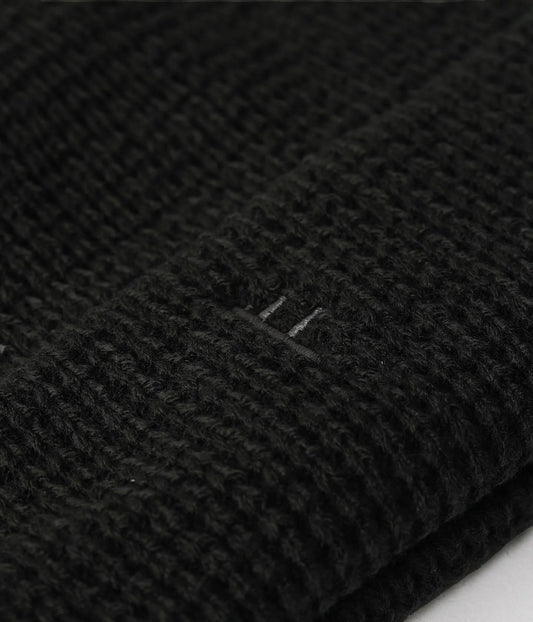 FRANCHISE WAFFLE BEANIE // BLACK