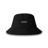 PIN BUCKET HAT // BLACK PIN