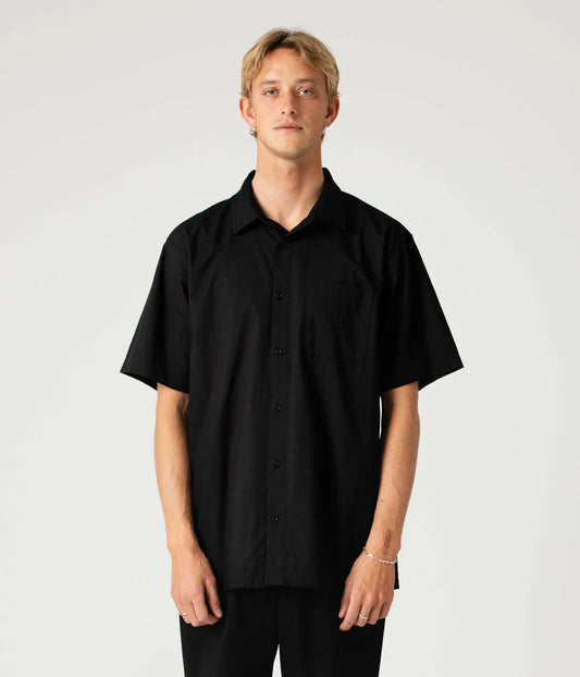 VIVIAN SS SHIRT // BLACK