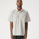 BROADCAST SEERSUCKER SS SHIRT // BONE BLACK