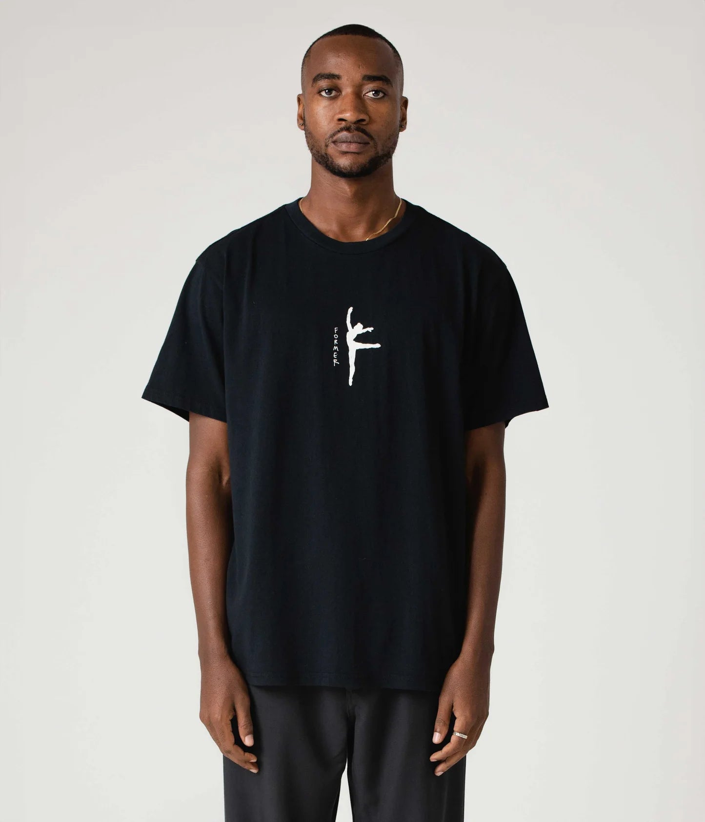 SUSPENSION T-SHIRT // BLACK