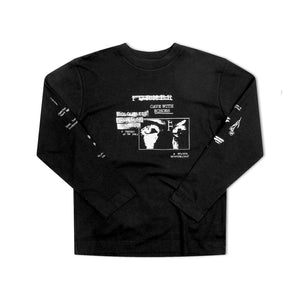 SHIFTING LS T-SHIRT // BLACK