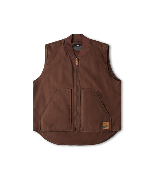 VT CANVAS VEST // BROWN