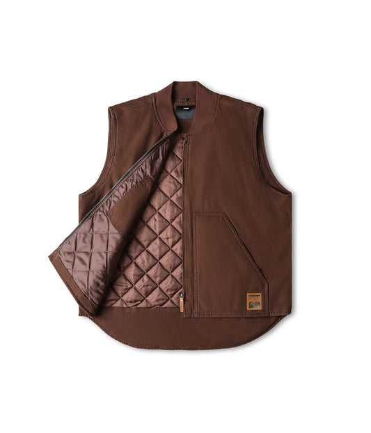 VT CANVAS VEST // BROWN