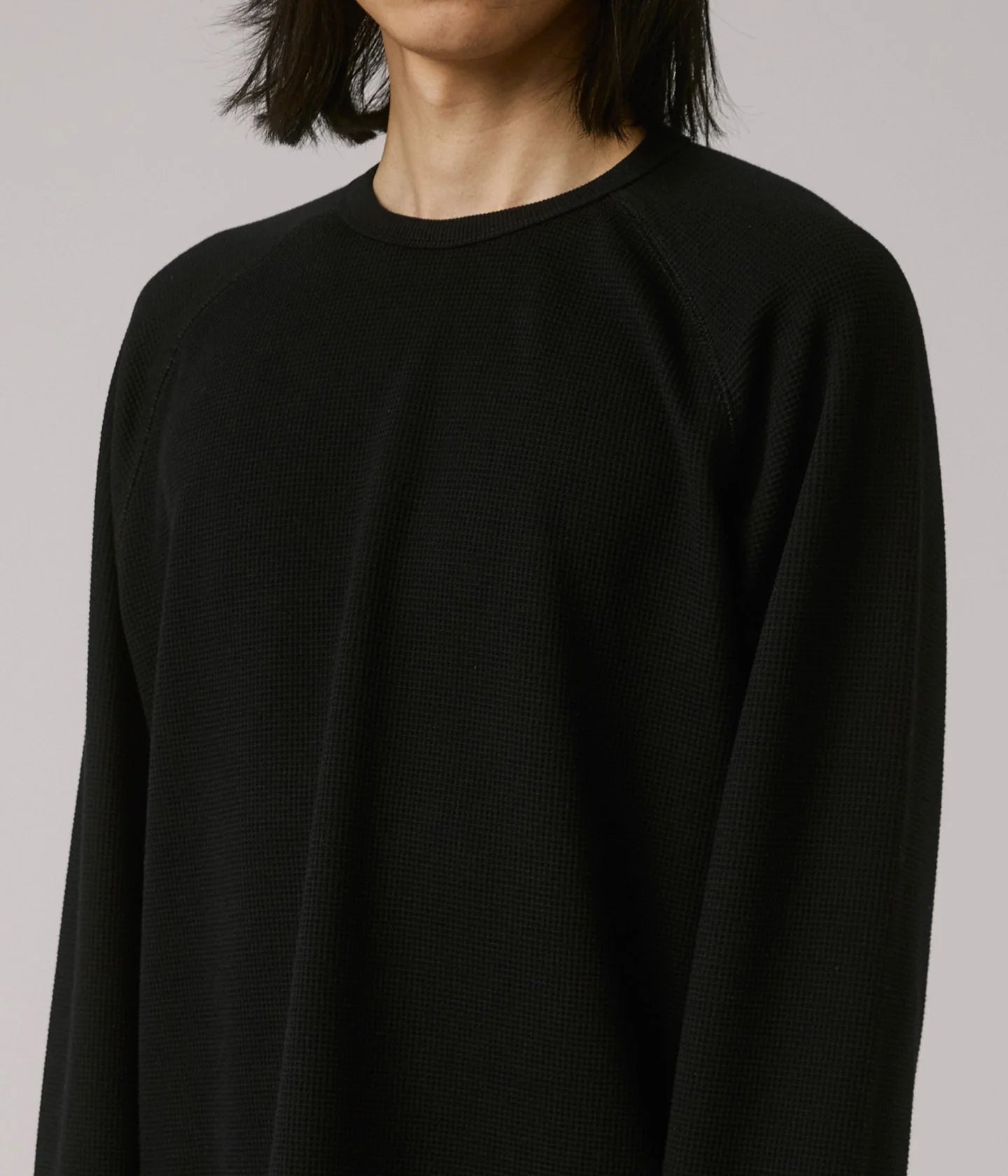 ANDERSON LS WAFFLE // BLACK