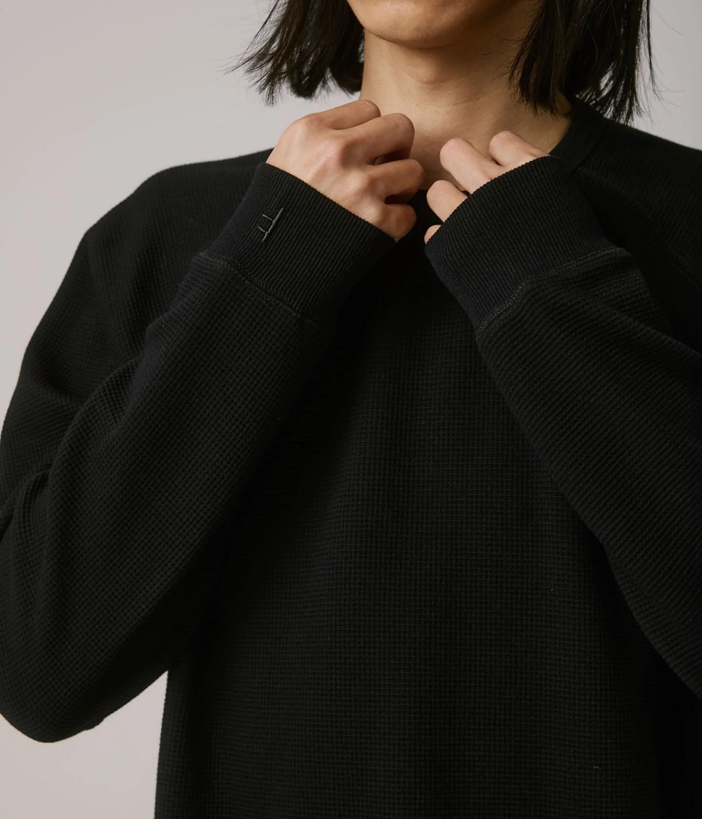 ANDERSON LS WAFFLE // BLACK