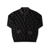 SYNOPTIC LS POLO // BLACK
