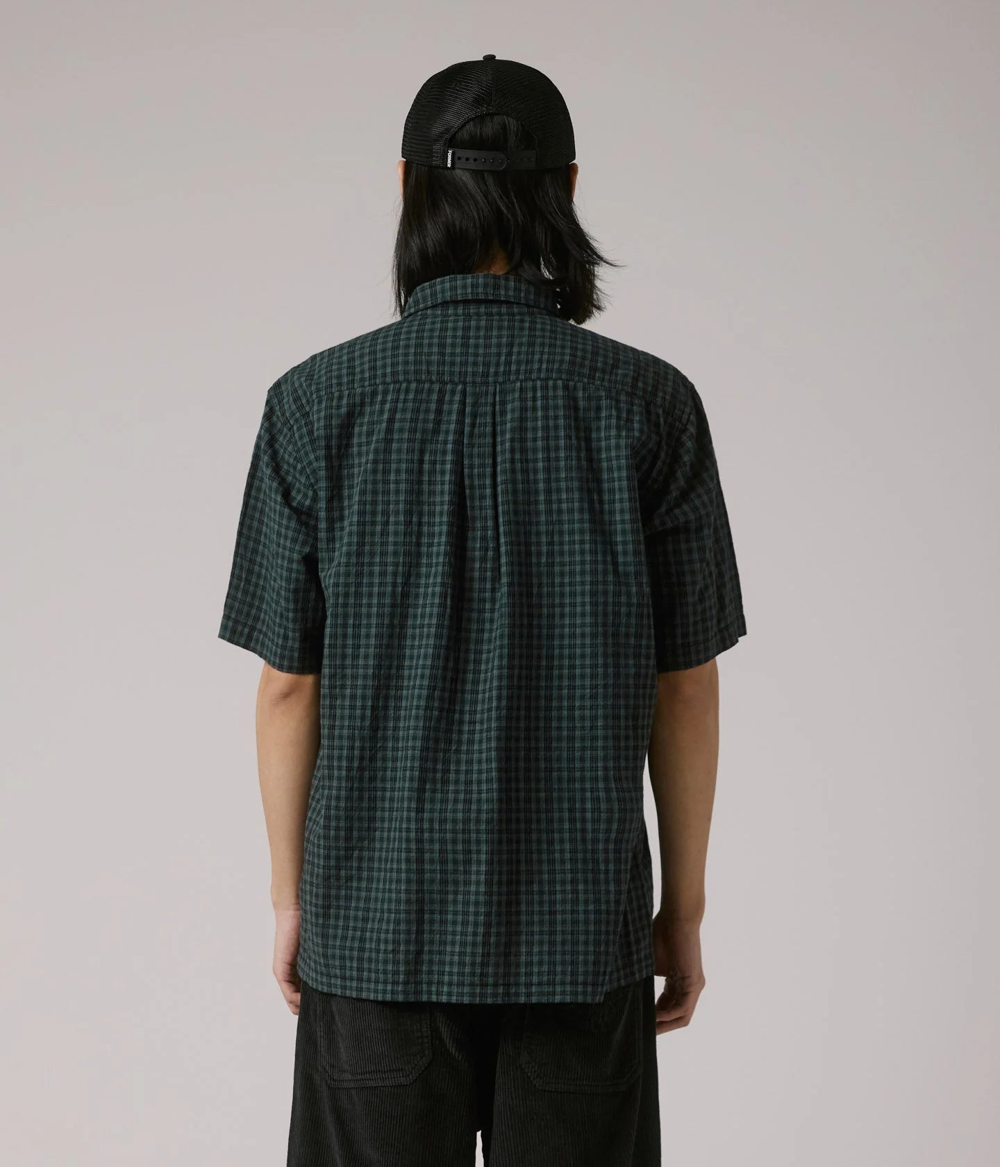 MANNERS CHECK SS SHIRT // RIVER