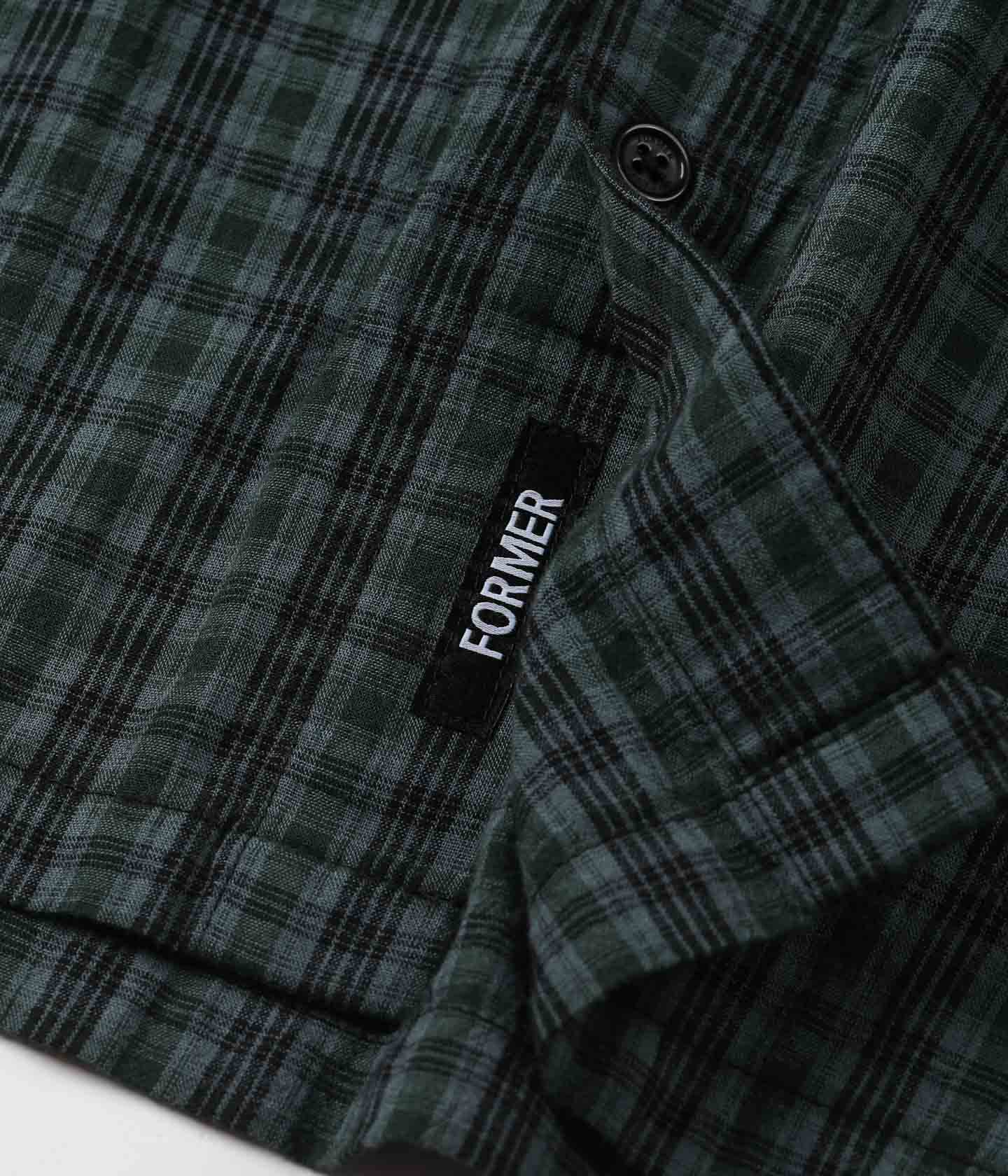 MANNERS CHECK SS SHIRT // RIVER