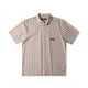 MANNERS CHECK SS SHIRT // TAUPE