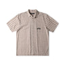 MANNERS CHECK SS SHIRT // TAUPE