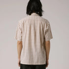 MANNERS CHECK SS SHIRT // TAUPE