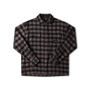 MANNERS PLAID LS SHIRT // TAUPE