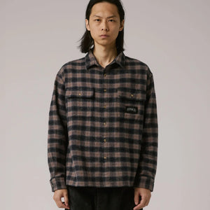 MANNERS PLAID LS SHIRT // TAUPE