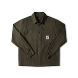 DARING LS OVERSHIRT // DEEP OLIVE