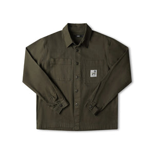 DARING LS OVERSHIRT // DEEP OLIVE