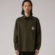 DARING LS OVERSHIRT // DEEP OLIVE