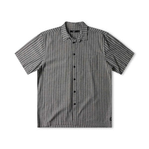 REYNOLDS STRIPE SS SHIRT // BLACK