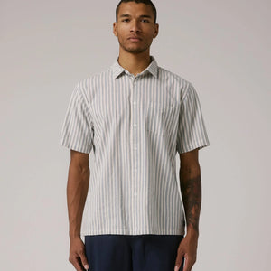 REYNOLDS STRIPE SS SHIRT // BONE