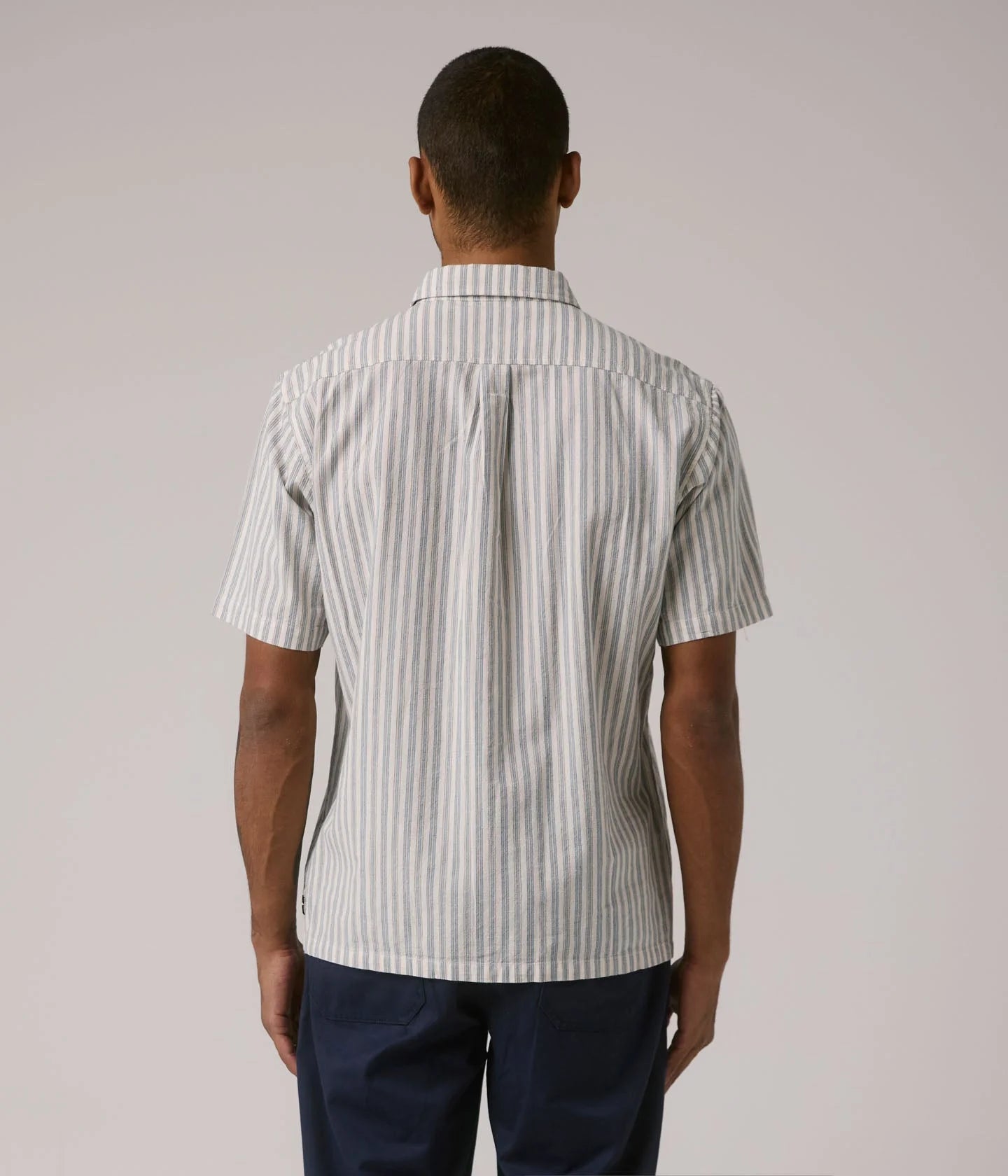 REYNOLDS STRIPE SS SHIRT // BONE