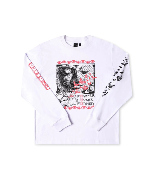 PROWL LS T-SHIRT // WHITE