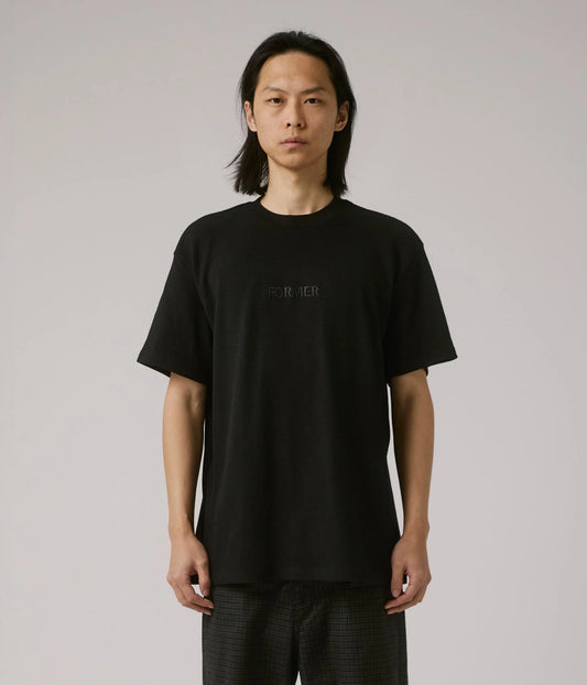 LEGACY WAFFLE T-SHIRT // BLACK