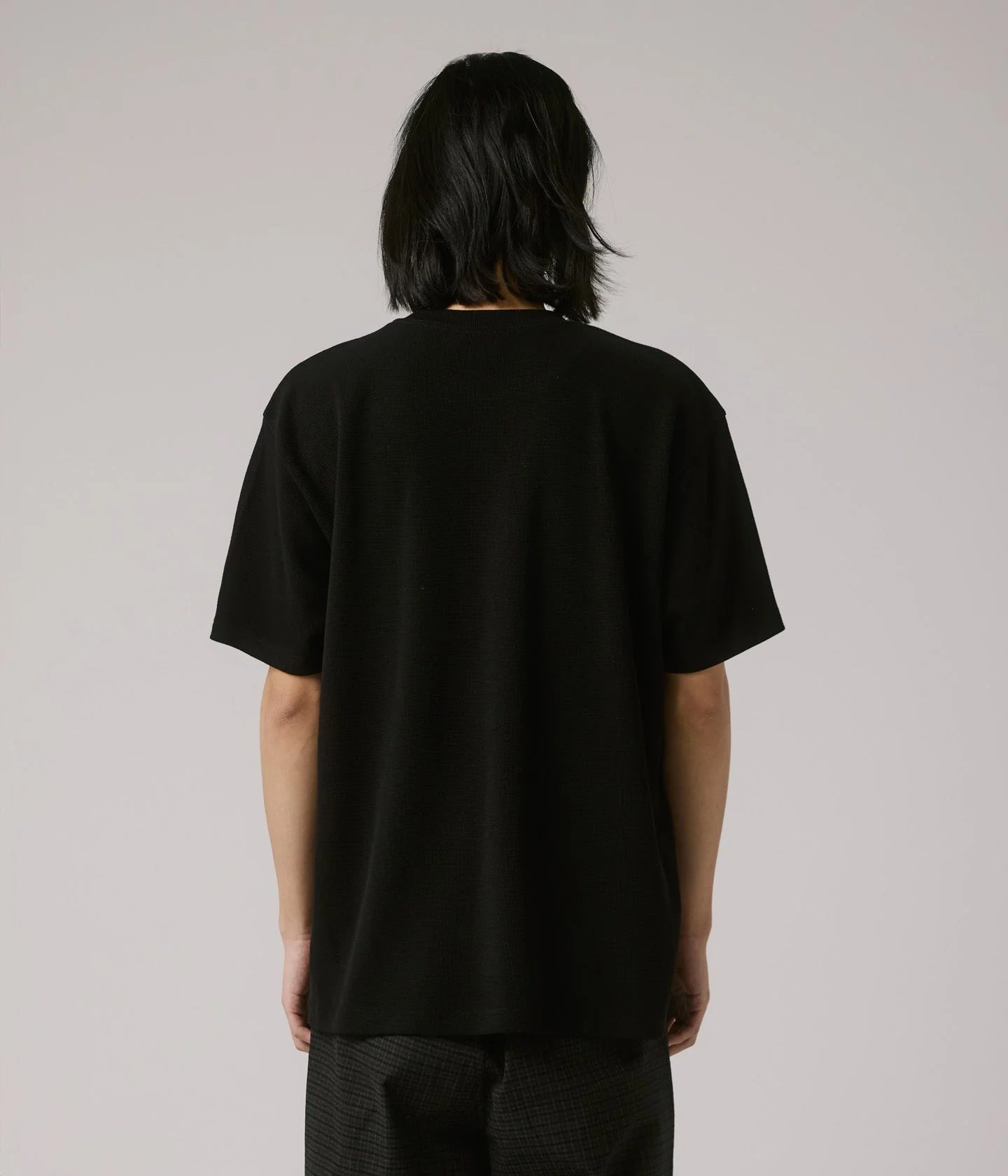 LEGACY WAFFLE T-SHIRT // BLACK