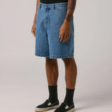 REYNOLDS HALO 21" DENIM SHORT // WORN BLUE