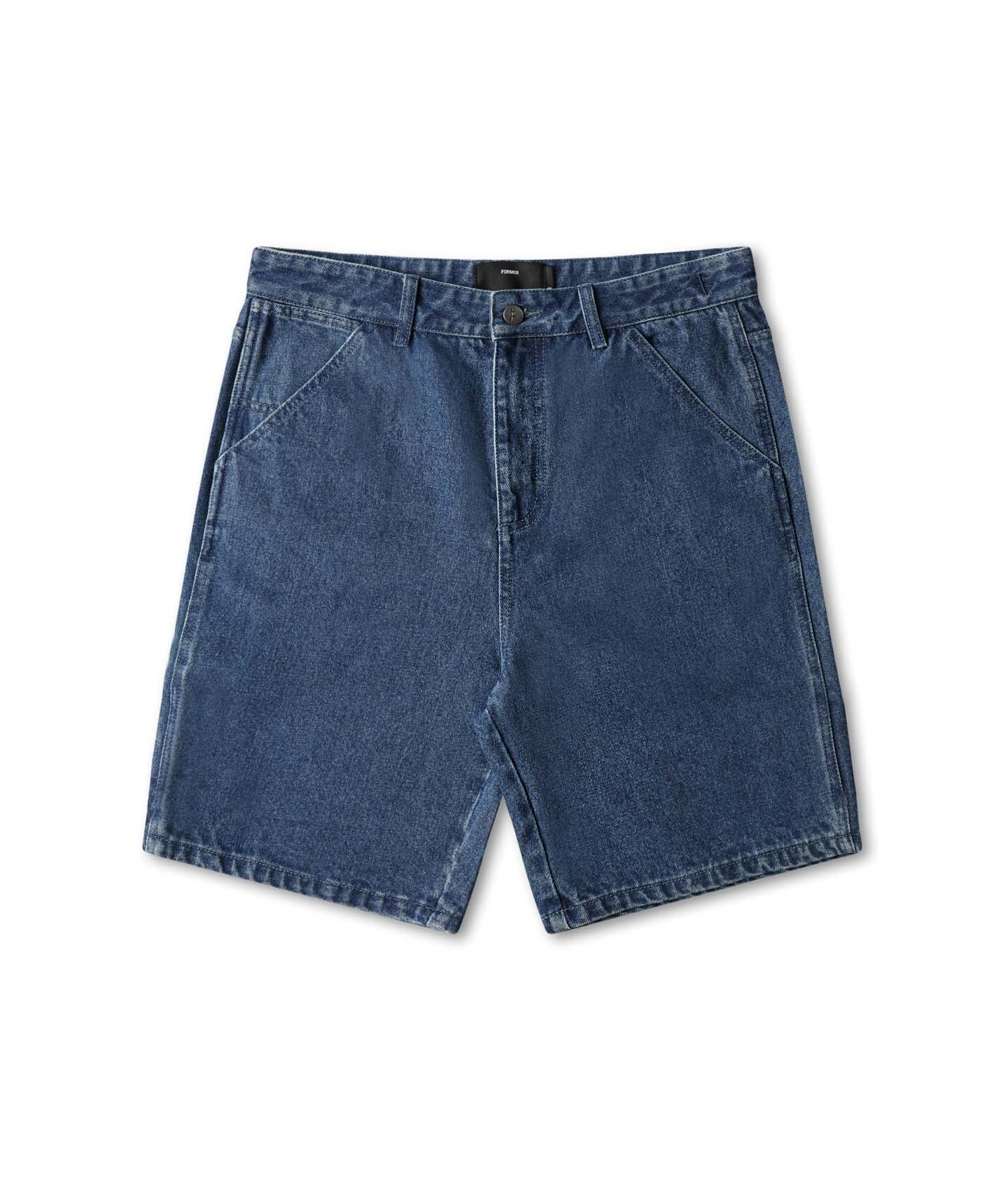 REYNOLDS 21' DENIM SHORT // DARK BLUE