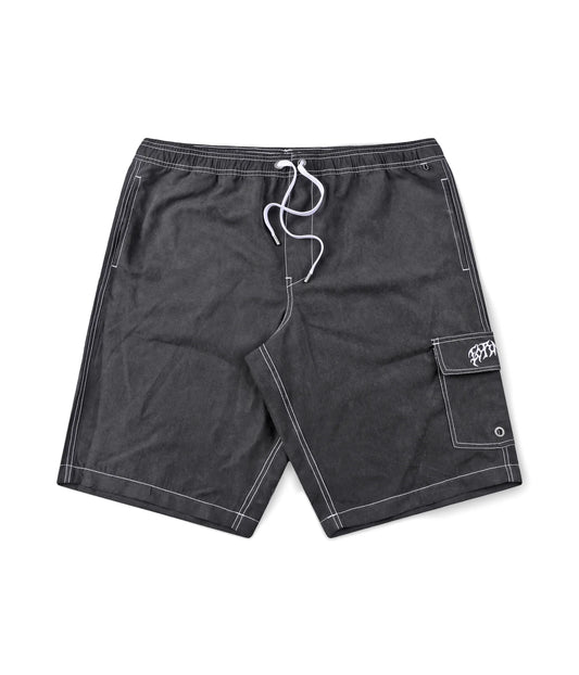 SWANS CARGO 21" SWIM TRUNK // BLACK